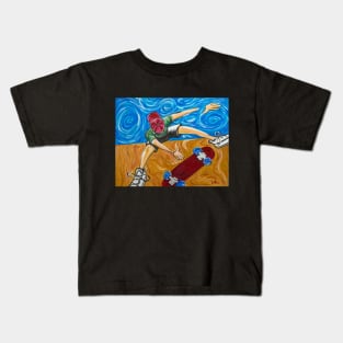 Van Gogh's Half Pipe Kids T-Shirt